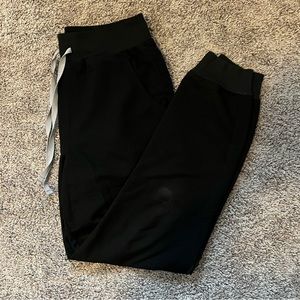 Figs Womens Black Zamora High Waisted 2.0 - Jogger Scrub Pants